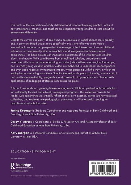 Produktbild: Nurturing Nature and the Environment with Young Children