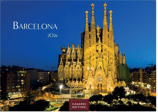 Produktbild: Barcelona Kalender 2026 – Wandkalender | Fotokalender Spanien 35x50cm - Foto. mit den schönsten Motiven, Sehenswürdigkeiten & Inspirationen"