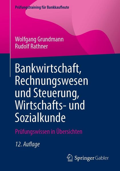 Produktbild: Bankwirtschaft, Rechnungswesen und Steuerung, Wirtschafts- und Sozialkunde