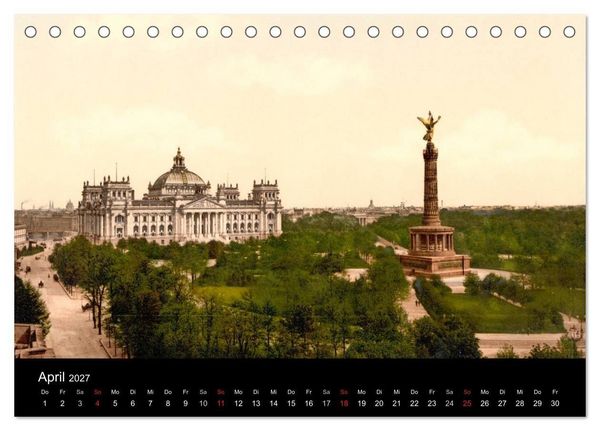 Produktbild: Berlin um 1900 (Tischkalender 2027 DIN A5 quer), CALVENDO Monatskalender