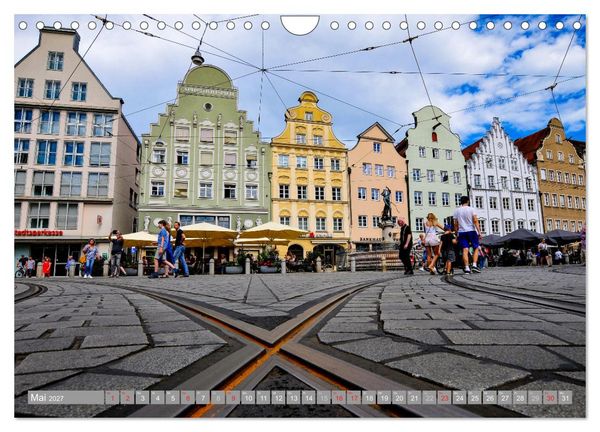 Produktbild: Augsburg und Umgebung (Wandkalender 2027 DIN A4 quer), CALVENDO Monatskalender