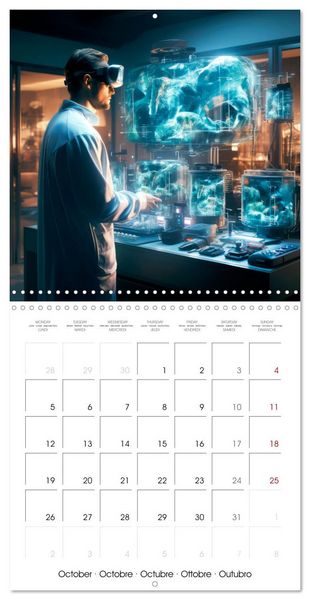 Produktbild: AI Real thrill (Wall Calendar 2026 12 &times; 12 Inch) CALVENDO 12 Month Wall Calendar