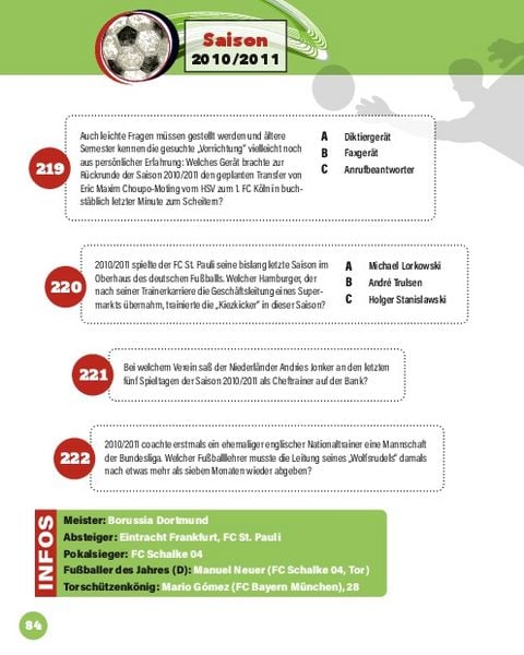 Produktbild: Quiz dich schlau: Das ultimative Bundesliga Fan-Quiz