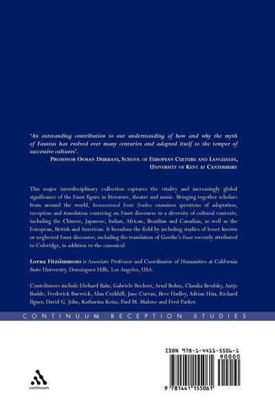 Produktbild: International Faust Studies