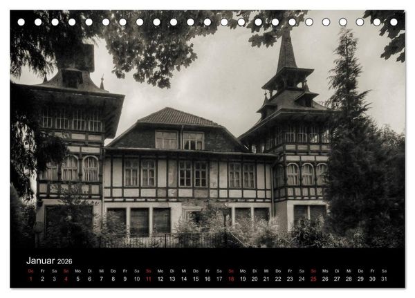 Produktbild: Lost Places Geisterh&auml;user (Tischkalender 2026 DIN A5 quer), CALVENDO Monatskalender