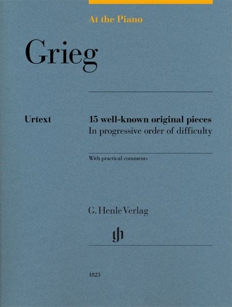 Produktbild: Edvard Grieg - At the Piano - 15 well-known original pieces