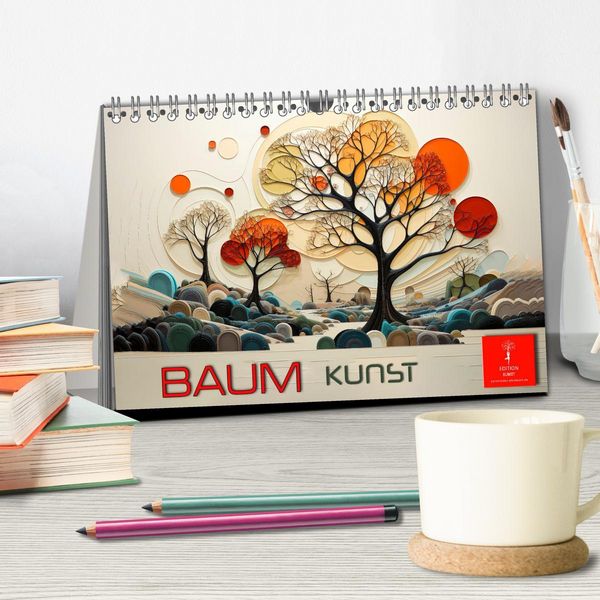 Produktbild: Baum Kunst (Tischkalender 2026 DIN A5 quer), CALVENDO Monatskalender