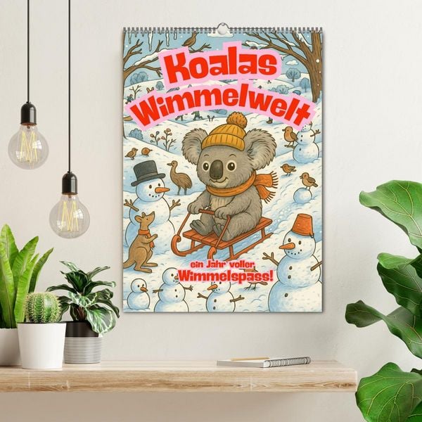 Produktbild: Koalas Wimmelwelt ein Jahr voller Wimmelspass! (Wandkalender 2026 DIN A2 hoch), CALVENDO Monatskalender