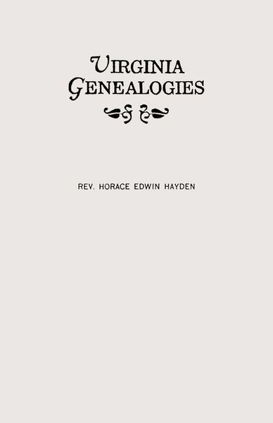 Produktbild: Virginia Genealogies