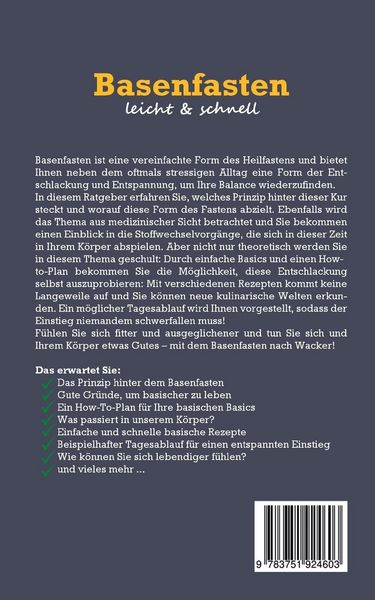 Produktbild: Basenfasten - leicht & schnell: Schritt f&uuml;r Schritt den S&auml;ure-Basen-Haushalt ausgleichen, gesund ents&auml;uern und lebendiger f&uuml;hlen