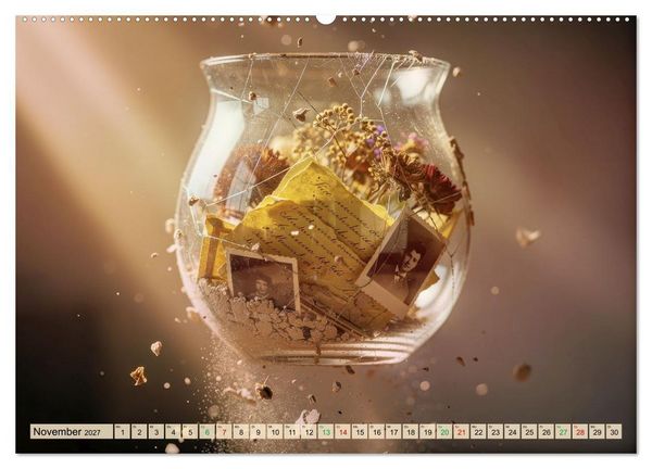 Produktbild: Die Vergangenheit loslassen (hochwertiger Premium Wandkalender 2027 DIN A2 quer), Kunstdruck in Hochglanz