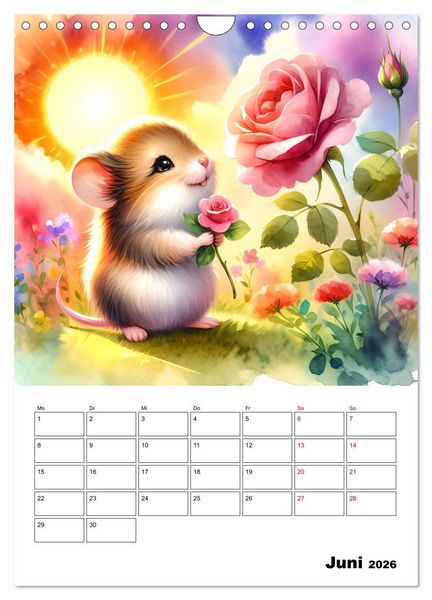 Produktbild: M&auml;usespuren (Wandkalender 2026 DIN A4 hoch), CALVENDO Monatskalender