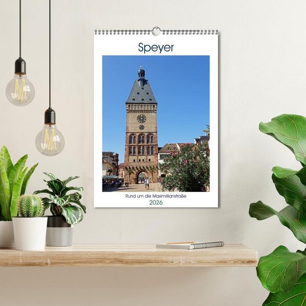 Produktbild: Speyer-Rund um die Maximilianstra&szlig;e (Wandkalender 2026 DIN A3 hoch), CALVENDO Monatskalender
