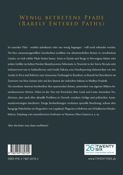 Produktbild: Wenig betretene Pfade (Rarely Entered Paths)