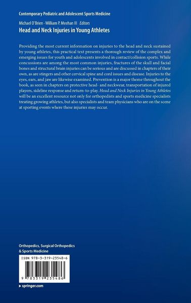 Produktbild: Head and Neck Injuries in Young Athletes