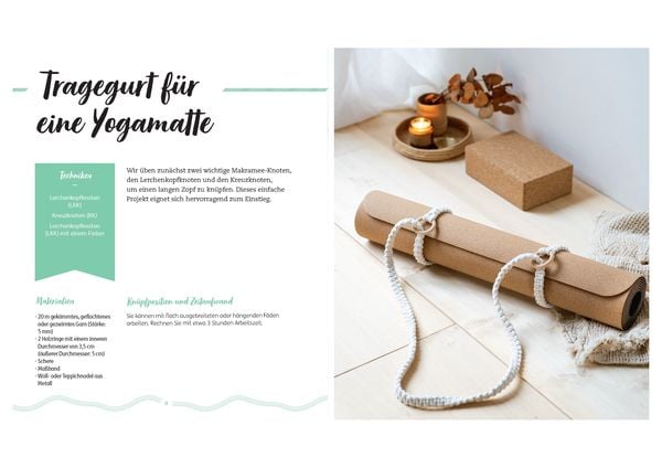 Produktbild: Makramee f&uuml;r Anf&auml;nger*innen. Die wichtigsten Knoten & Kn&uuml;pftechniken in 10 einfachen Projekten
