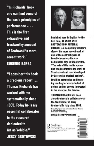 Produktbild: At Work with Grotowski on Physical Actions