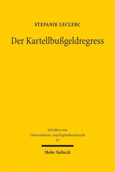 Produktbild: Leclerc, S: Kartellbu&szlig;geldregress