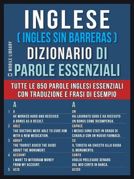 Produktbild: Inglese ( Ingles Sin Barreras ) Dizionario di Parole Essenziali