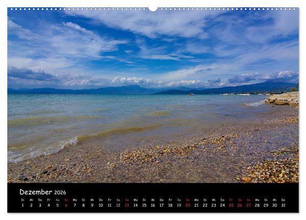 Produktbild: Lazise und Umgebung (hochwertiger Premium Wandkalender 2026 DIN A2 quer), Kunstdruck in Hochglanz