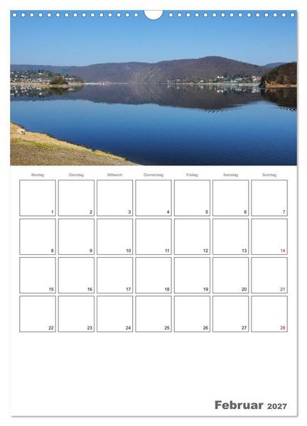 Produktbild: Hessens sch&ouml;nster See - Der Edersee (Wandkalender 2027 DIN A3 hoch), CALVENDO Monatskalender