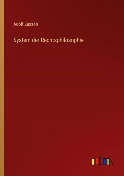 Produktbild: System der Rechtsphilosophie
