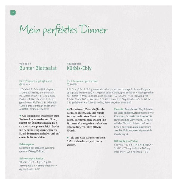 Produktbild: K&ouml;stlich essen Nierenerkrankungen