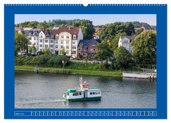 Produktbild: Unterwegs auf dem Nord-Ostsee-Kanal (hochwertiger Premium Wandkalender 2027 DIN A2 quer), Kunstdruck in Hochglanz