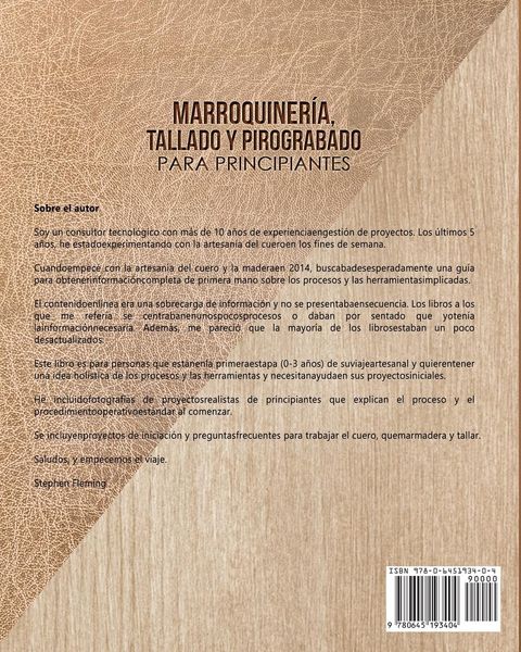Produktbild: Marroquiner&iacute;a, Tallado y Pirograbado para Principiantes