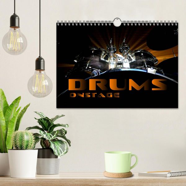 Produktbild: DRUMS ONSTAGE (Wall Calendar 2026 DIN A4 landscape), CALVENDO 12 Month Wall Calendar