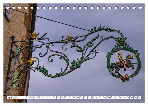 Produktbild: Dekorative Nasenschilder (Tischkalender 2026 DIN A5 quer), CALVENDO Monatskalender