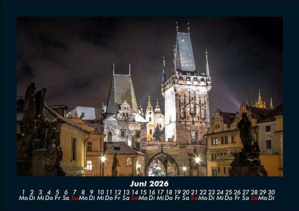 Produktbild: Prag 2026 Fotokalender DIN A5