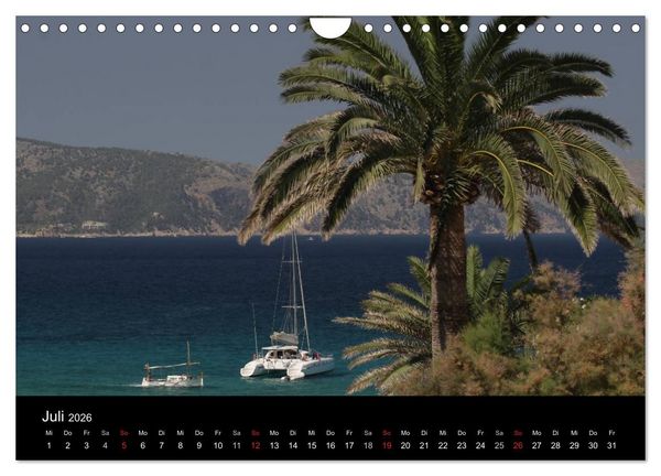 Produktbild: Mallorca 2026 - Insel der Tr&auml;ume (Wandkalender 2026 DIN A4 quer), CALVENDO Monatskalender
