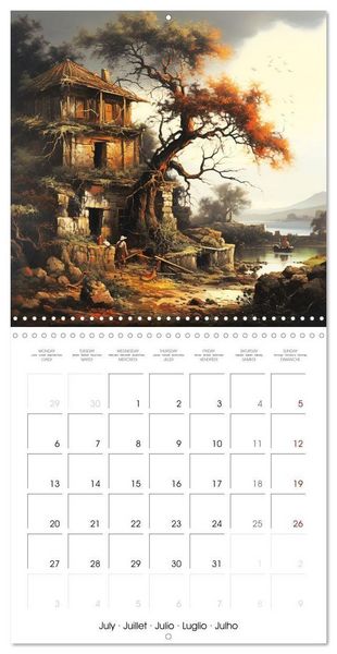 Produktbild: Splendeurs de la Gr&egrave;ce Antique (Calendrier mural carr&eacute; 2026 30x30 cm) Calendrier double avec une page pour vos prises de notes