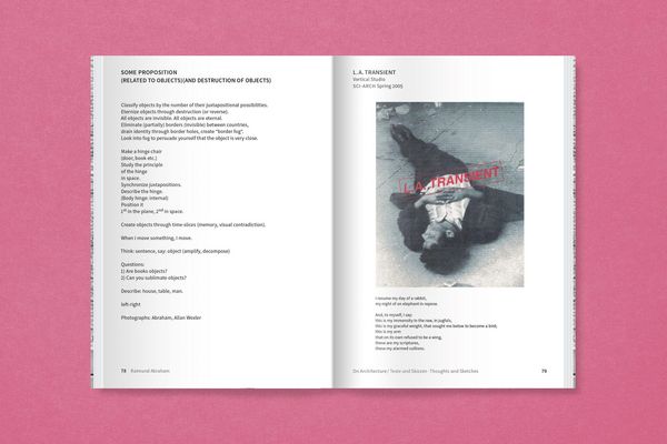 Produktbild: Raimund Abraham: On Architecture