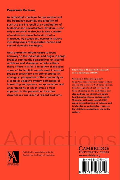 Produktbild: Alcohol and the Community