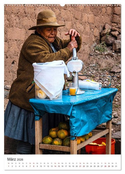 Produktbild: Eine Abenteuerreise durch Peru (Wandkalender 2026 DIN A2 hoch), CALVENDO Monatskalender