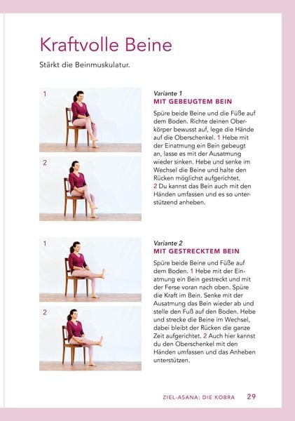 Yoga auf dem Stuhl für Senioren