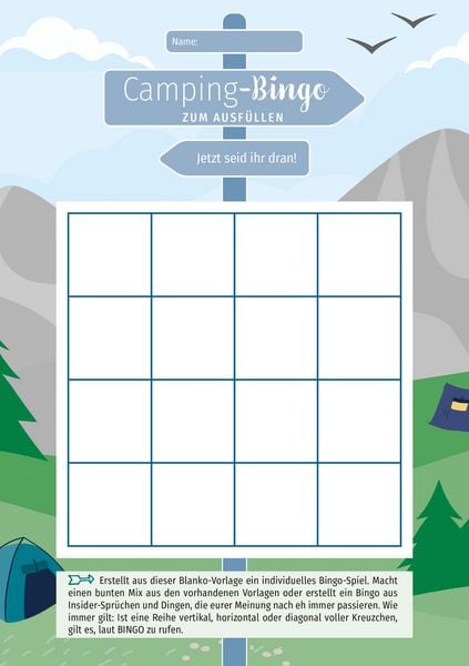 Produktbild: Camping-Bingo