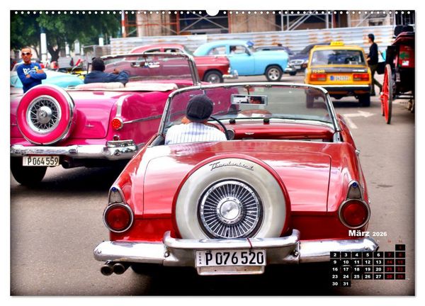 Produktbild: Thunderbird - Ford-Ikone der F&uuml;nfziger Jahre (hochwertiger Premium Wandkalender 2026 DIN A2 quer), Kunstdruck in Hochglanz