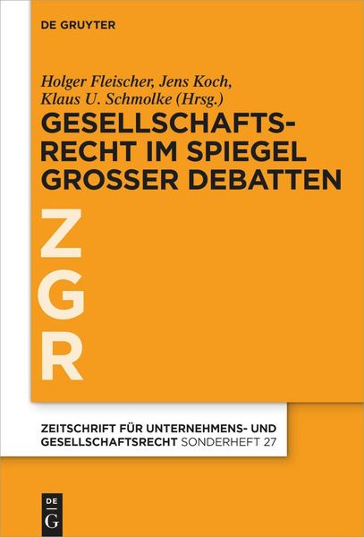 Produktbild: Gesellschaftsrecht im Spiegel gro&szlig;er Debatten