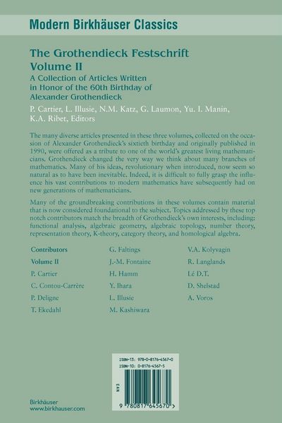 Produktbild: The Grothendieck Festschrift, Volume II