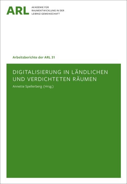 Produktbild: Digitalisierung in l&auml;ndlichen und verdichteten R&auml;umen