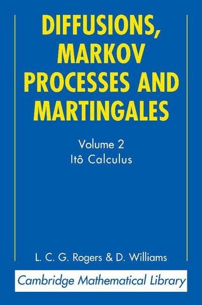 Produktbild: Diffusions, Markov Processes and Martingales