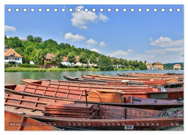 Produktbild: Lieblingspl&auml;tze in und um T&uuml;bingen (Tischkalender 2026 DIN A5 quer), CALVENDO Monatskalender