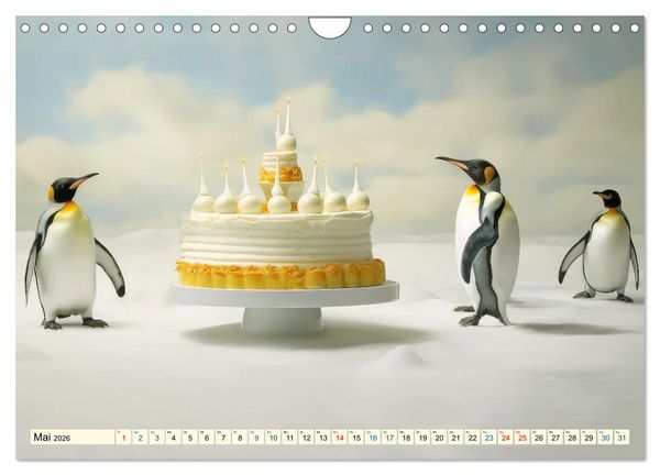Produktbild: Die Desserttafel ist gedeckt - Humorbilder (Wandkalender 2026 DIN A4 quer), CALVENDO Monatskalender