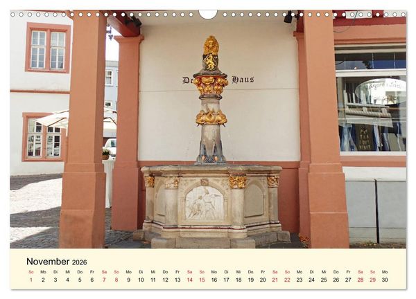 Produktbild: Sch&ouml;nes Alzey - Fachwerk, Wein und Rossmarktplatz (Wandkalender 2026 DIN A3 quer), CALVENDO Monatskalender