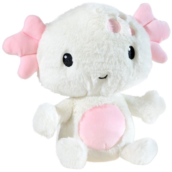 Heunec 451940 - Axolotl, creme, Kuscheltier, GRS-Plüsch, 20 cm