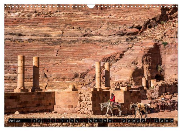 Produktbild: Petra - Jordanien (Wandkalender 2026 DIN A3 quer), CALVENDO Monatskalender