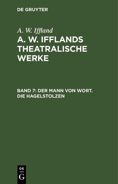 Produktbild: Der Mann von Wort. Die Hagelstolzen